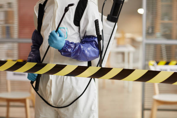 Professional Biohazard Cleanup technician working in Friendsville, TN